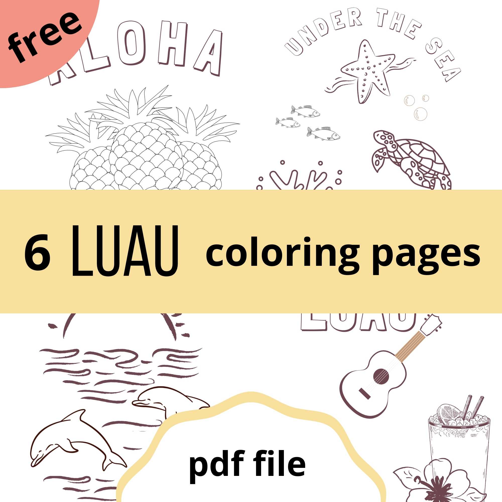 Free Luau Coloring Pages (printable) – Relaxed Hostess free-luau-coloring-pages-printable-relaxed-hostess