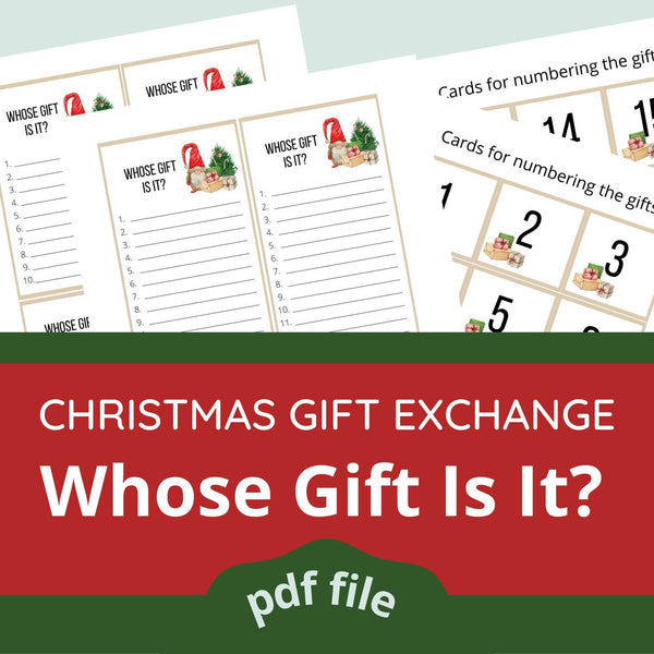 Whose Gift Is It? - A Christmas Gift Exchange Game for Adults – Relaxed  Hostess